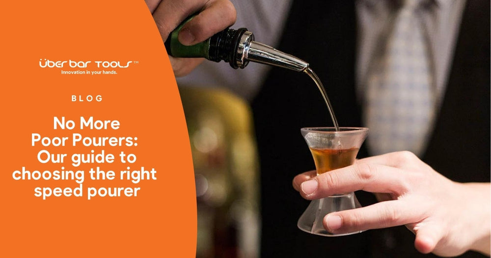 Minimise liquor waste when using the right speed pourers and jiggers