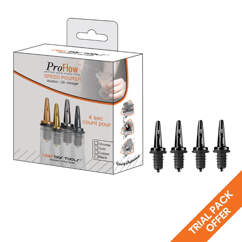 ProFlow™ Black Pack (4 pc) with Snap-On Protectors - Trial Pack