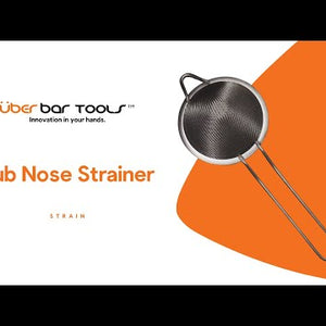 Snub Nose Fine Strainer Copper with Überbartools