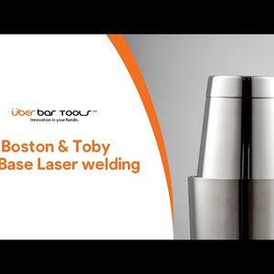 Boston & Toby Tin Set Chrome  shaker  with Überbartools