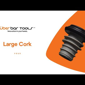  Large Cork™ pourer with Überbartools