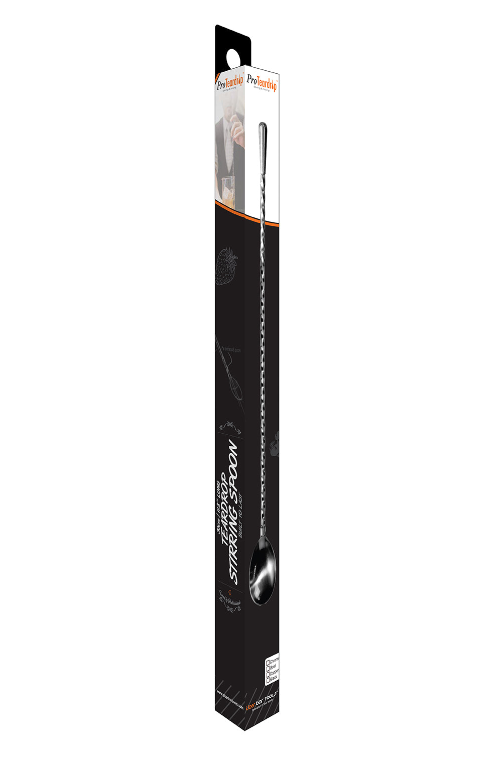 ProTeardrop™ Platinum Black | Premium Bar Tools Überbartools™