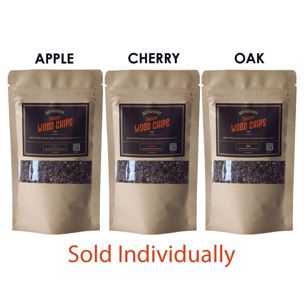 Cocktail Chimney Accessory - Old Fashioned Smokin' Wood Chips - 200grams