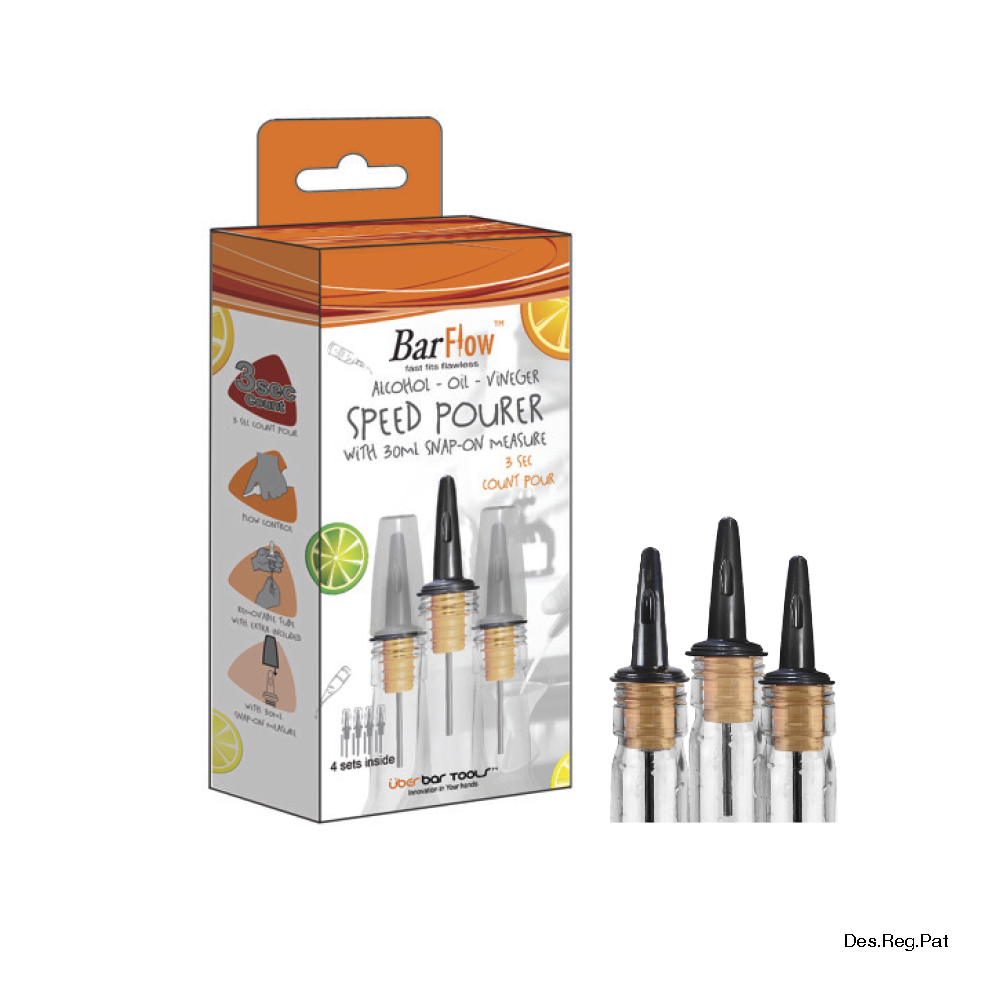 BarFlow™ Pack (4 Pce) with Snap-On Protector by Uber Bar Tools | Überbartools™