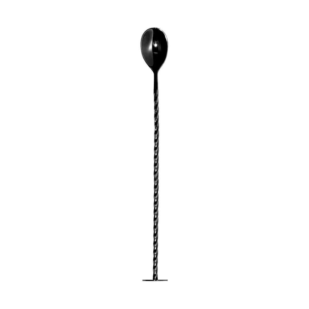 Thyme & Table Stainless Steel Cocktail Stirrer Bar Spoon, Black