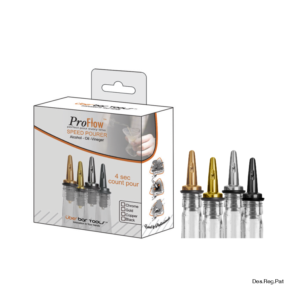 ProFlow™ Pack Copper (4 Pce) | Premium Bar Tools | Überbartools™